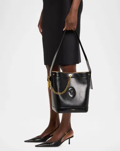 Versace Medusa Leather Bucket Bag | Thumbnail 6 Versace Medusa Leather Bucket Bag | Thumbnail 6