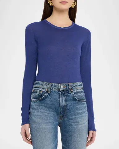 Majestic Filatures Machine Washable Cashmere Scoop-Neck Pullover | Thumbnail 4 Majestic Filatures Machine Washable Cashmere Scoop-Neck Pullover | Thumbnail 4