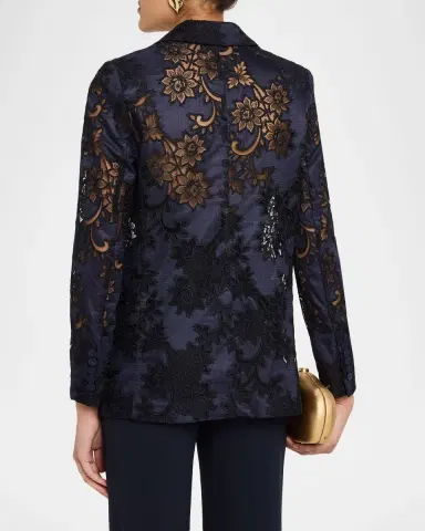 Ungaro Cornelia Lace-Inset Jacket | Thumbnail 3 Ungaro Cornelia Lace-Inset Jacket | Thumbnail 3