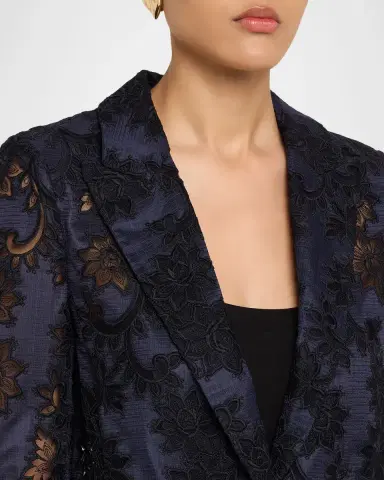 Ungaro Cornelia Lace-Inset Jacket | Thumbnail 5 Ungaro Cornelia Lace-Inset Jacket | Thumbnail 5
