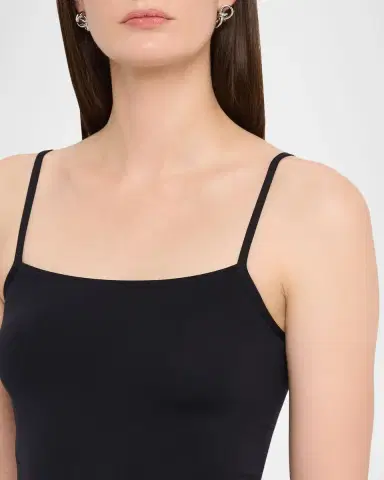 Wolford Fatal Sleeveless Bodycon Knit Velvet Midi Dress | Thumbnail 4 Wolford Fatal Sleeveless Bodycon Knit Velvet Midi Dress | Thumbnail 4