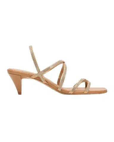 PEDRO GARCIA 45mm Aday Embellished Satin Slingback Sandals | Thumbnail 1 PEDRO GARCIA 45mm Aday Embellished Satin Slingback Sandals | Thumbnail 1