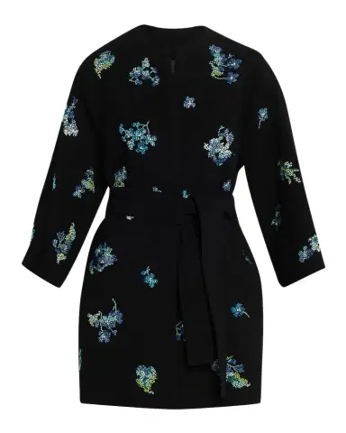 Libertine Bluebell Lane Embellished Cashmere Belted Open Coat | Thumbnail 1 Libertine Bluebell Lane Embellished Cashmere Belted Open Coat | Thumbnail 1