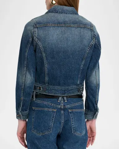 Nili Lotan Carly Denim Jacket | Thumbnail 3 Nili Lotan Carly Denim Jacket | Thumbnail 3
