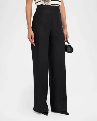 Libertine Heavy Linen Straight-Leg Sailor Pants | Thumbnail 4 Libertine Heavy Linen Straight-Leg Sailor Pants | Thumbnail 4