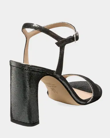 Stuart Weitzman 85mm Babette Leather Noir Ankle-Strap Sandals | Thumbnail 3 Stuart Weitzman 85mm Babette Leather Noir Ankle-Strap Sandals | Thumbnail 3