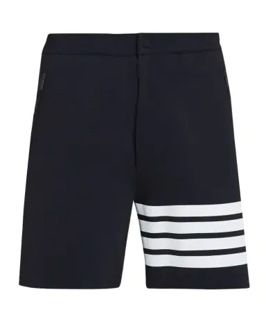 Thom Browne Men's 4-Bar Mid-Thigh Shorts | Thumbnail 1 Thom Browne Men's 4-Bar Mid-Thigh Shorts | Thumbnail 1