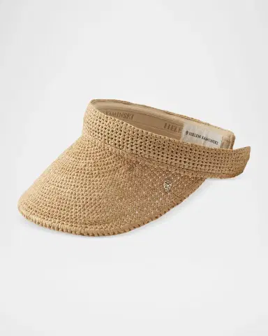 Helen Kaminski Erin Raffia Visor | Thumbnail 2 Helen Kaminski Erin Raffia Visor | Thumbnail 2