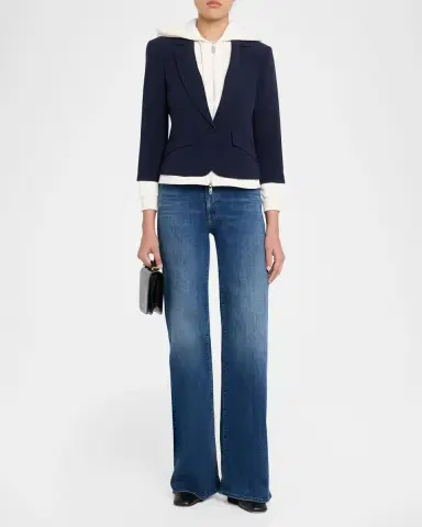 Cinq a Sept Khloe Le Petit Zip-Front Blazer | Thumbnail 2 Cinq a Sept Khloe Le Petit Zip-Front Blazer | Thumbnail 2