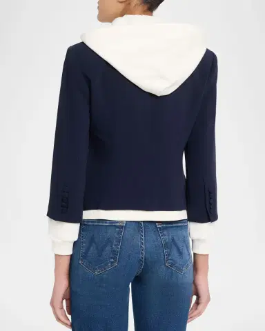 Cinq a Sept Khloe Le Petit Zip-Front Blazer | Thumbnail 3 Cinq a Sept Khloe Le Petit Zip-Front Blazer | Thumbnail 3