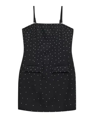 KatieJ NYC Girl's Tween Vega Rhinestone Mini Dress, Size S-XL | Thumbnail 1 KatieJ NYC Girl's Tween Vega Rhinestone Mini Dress, Size S-XL | Thumbnail 1