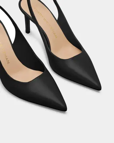 Stuart Weitzman Stuart Leather Slingback Pumps | Thumbnail 3 Stuart Weitzman Stuart Leather Slingback Pumps | Thumbnail 3