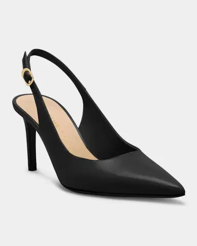 Stuart Weitzman Stuart Leather Slingback Pumps | Thumbnail 4 Stuart Weitzman Stuart Leather Slingback Pumps | Thumbnail 4