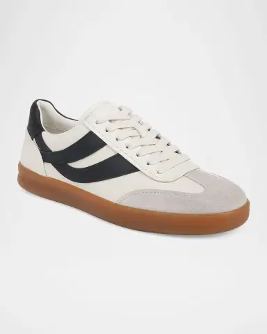 Vince Men 's Oasis Leather & Suede Low-Top Sneakers | Thumbnail 2 Vince Men 's Oasis Leather & Suede Low-Top Sneakers | Thumbnail 2