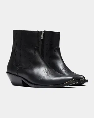 Represent Men's Michael Leather Zip-Up Western Ankle Boots | Thumbnail 5 Represent Men's Michael Leather Zip-Up Western Ankle Boots | Thumbnail 5