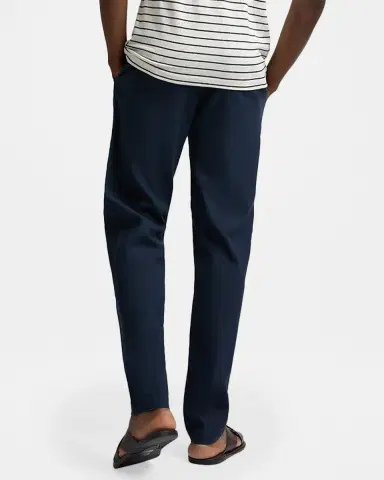 Onia Men's Stretch Linen Flat-Front Trousers | Thumbnail 3 Onia Men's Stretch Linen Flat-Front Trousers | Thumbnail 3