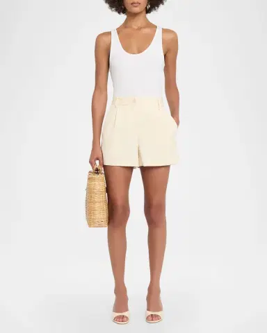 Veronica Beard Vesper Woven Bamboo Tote Bag | Thumbnail 5 Veronica Beard Vesper Woven Bamboo Tote Bag | Thumbnail 5