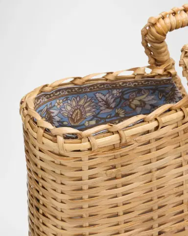 Veronica Beard Vesper Woven Bamboo Tote Bag | Thumbnail 6 Veronica Beard Vesper Woven Bamboo Tote Bag | Thumbnail 6