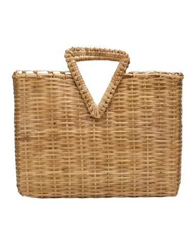 Veronica Beard Vesper Woven Bamboo Tote Bag | Thumbnail 1 Veronica Beard Vesper Woven Bamboo Tote Bag | Thumbnail 1