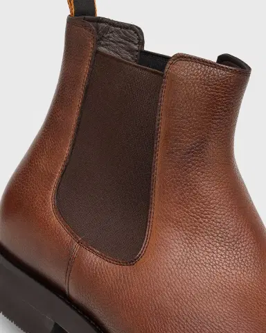 Santoni Men's Enver Casual Leather Chelsea Boots | Thumbnail 4 Santoni Men's Enver Casual Leather Chelsea Boots | Thumbnail 4