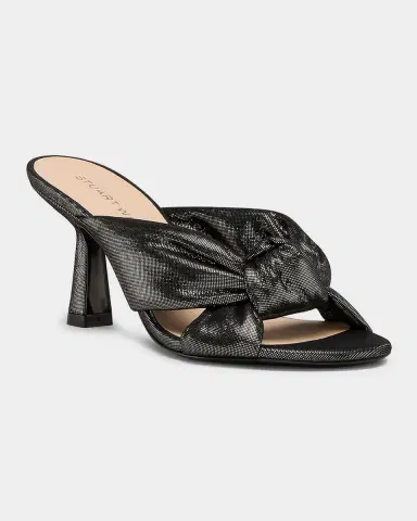 Stuart Weitzman 5mm Soplaya Leather Noir Mule Sandals | Thumbnail 3 Stuart Weitzman 5mm Soplaya Leather Noir Mule Sandals | Thumbnail 3
