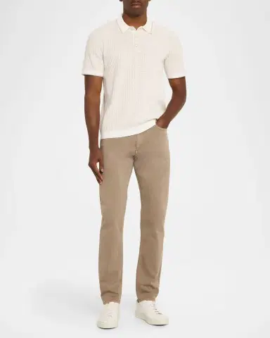 rag & bone Men 's Harvey Rib-Knit Polo Shirt | Thumbnail 2 rag & bone Men 's Harvey Rib-Knit Polo Shirt | Thumbnail 2