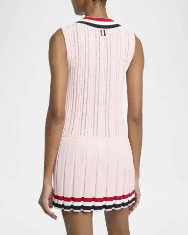 Thom Browne BABY LADDER CABLE DRESS | Thumbnail 3 Thom Browne BABY LADDER CABLE DRESS | Thumbnail 3
