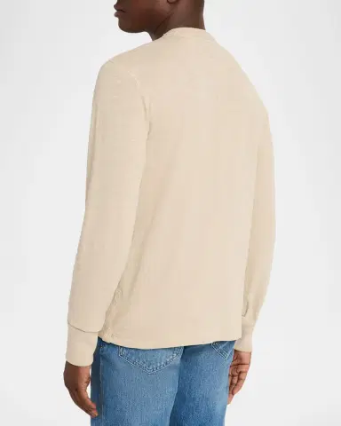 rag & bone Men 's Classic Flame Henley Long-Sleeve T-Shirt | Thumbnail 3 rag & bone Men 's Classic Flame Henley Long-Sleeve T-Shirt | Thumbnail 3