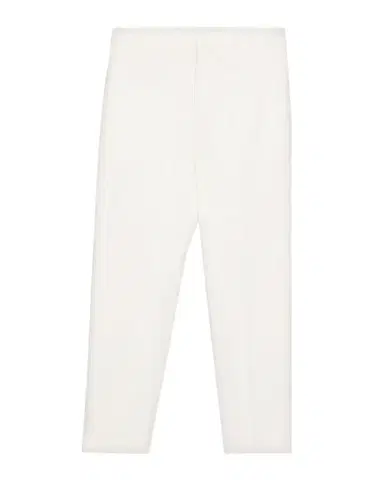Emporio Armani Men's Cotton and Silk Flat Front Trousers | Thumbnail 1 Emporio Armani Men's Cotton and Silk Flat Front Trousers | Thumbnail 1