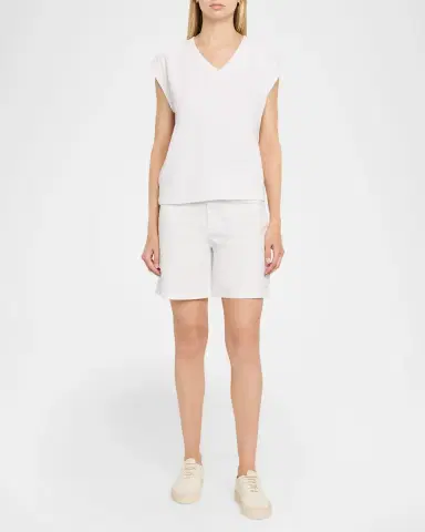 Eileen Fisher Cap-Sleeve Organic Cotton Terry Top | Thumbnail 2 Eileen Fisher Cap-Sleeve Organic Cotton Terry Top | Thumbnail 2