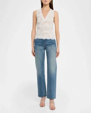 Generation Love Leila Lace V-Neck Tank Top | Thumbnail 2 Generation Love Leila Lace V-Neck Tank Top | Thumbnail 2