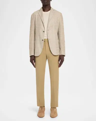 Emporio Armani Men 's Cotton Textured Knit Blazer | Thumbnail 2 Emporio Armani Men 's Cotton Textured Knit Blazer | Thumbnail 2