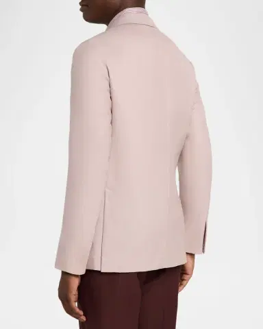 Brioni Men's Soffio Cashmere Double-Breasted Jacket | Thumbnail 3 Brioni Men's Soffio Cashmere Double-Breasted Jacket | Thumbnail 3