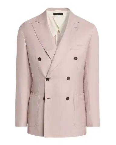 Brioni Men's Soffio Cashmere Double-Breasted Jacket | Thumbnail 1 Brioni Men's Soffio Cashmere Double-Breasted Jacket | Thumbnail 1
