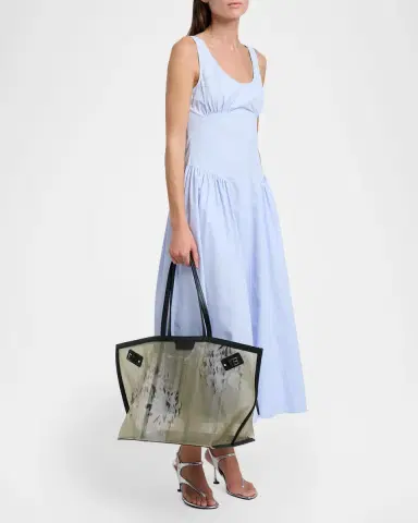 Proenza Schouler Days Printed Mesh Carryall Tote Bag | Thumbnail 4 Proenza Schouler Days Printed Mesh Carryall Tote Bag | Thumbnail 4