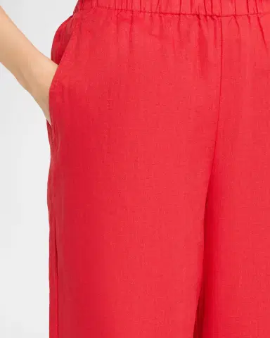 Eileen Fisher Wide-Leg Organic Linen Ankle Pants | Thumbnail 5 Eileen Fisher Wide-Leg Organic Linen Ankle Pants | Thumbnail 5