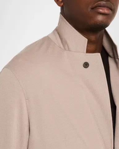 Emporio Armani Men's Micro-Textured Viscose Blend Single-Breasted Blazer | Thumbnail 7 Emporio Armani Men's Micro-Textured Viscose Blend Single-Breasted Blazer | Thumbnail 7