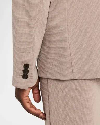Emporio Armani Men's Micro-Textured Viscose Blend Single-Breasted Blazer | Thumbnail 8 Emporio Armani Men's Micro-Textured Viscose Blend Single-Breasted Blazer | Thumbnail 8