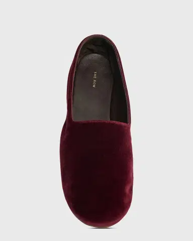 The Row Ponti Velvet Slippers | Thumbnail 2 The Row Ponti Velvet Slippers | Thumbnail 2
