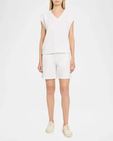 Eileen Fisher Organic Cotton Stretch Denim Shorts | Thumbnail 2 Eileen Fisher Organic Cotton Stretch Denim Shorts | Thumbnail 2