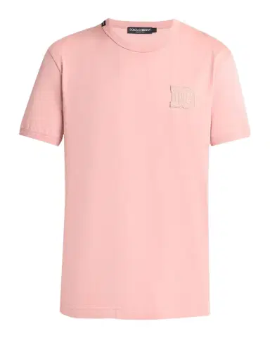 Dolce & Gabbana Men's Cotton DG-Patch Crewneck T-Shirt | Thumbnail 1 Dolce & Gabbana Men's Cotton DG-Patch Crewneck T-Shirt | Thumbnail 1
