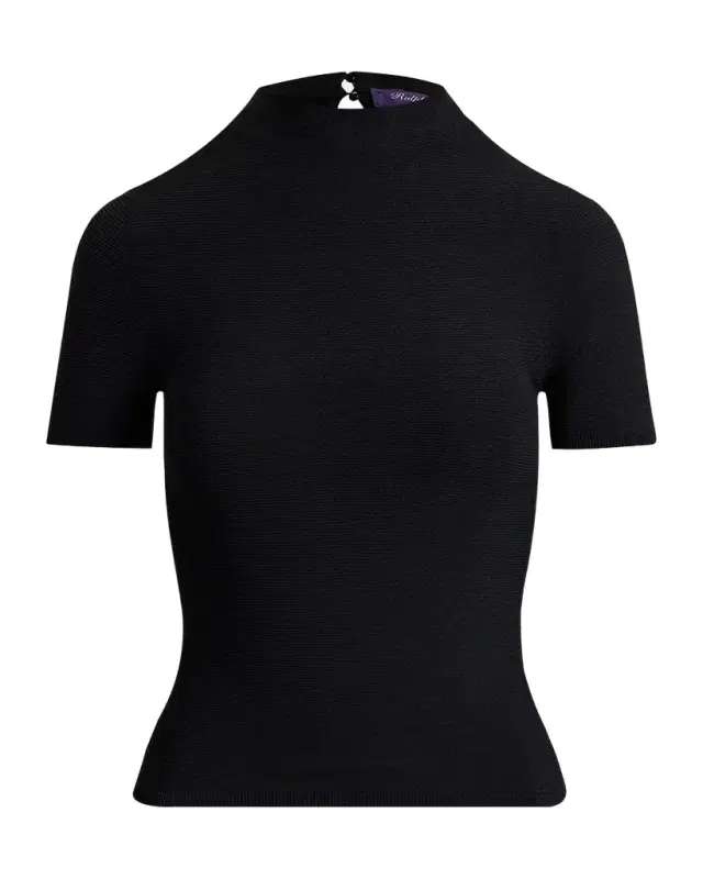 Stretch Short-Sleeve Sweater Stretch Short-Sleeve Sweater