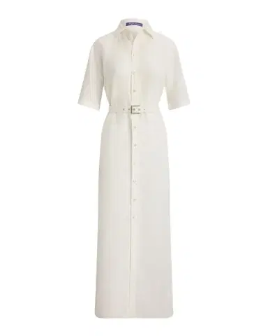 Ralph Lauren Collection Carol Linen Day Dress | Thumbnail 1 Ralph Lauren Collection Carol Linen Day Dress | Thumbnail 1