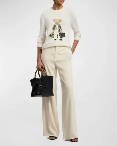 Ralph Lauren Collection Spring Polo Bear Silk Sweater | Thumbnail 2 Ralph Lauren Collection Spring Polo Bear Silk Sweater | Thumbnail 2