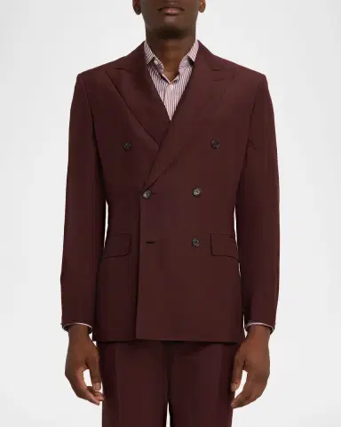 Brioni Men 's Wool Peak Lapel Two-Piece Suit | Thumbnail 4 Brioni Men 's Wool Peak Lapel Two-Piece Suit | Thumbnail 4