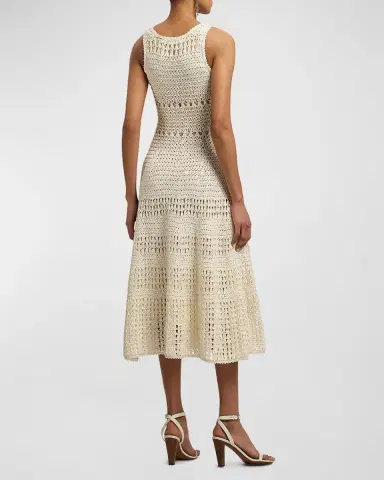 Ralph Lauren Collection Solanna Cotton Sweater Day Dress | Thumbnail 3 Ralph Lauren Collection Solanna Cotton Sweater Day Dress | Thumbnail 3
