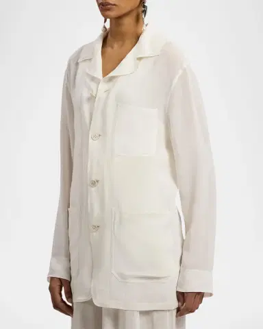 Ralph Lauren Collection Trish Linen Voile Jacket | Thumbnail 5 Ralph Lauren Collection Trish Linen Voile Jacket | Thumbnail 5