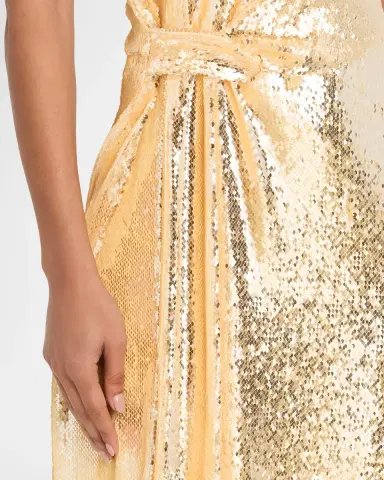 Milly Porsha One-Shoulder Sequin Maxi Dress | Thumbnail 5 Milly Porsha One-Shoulder Sequin Maxi Dress | Thumbnail 5