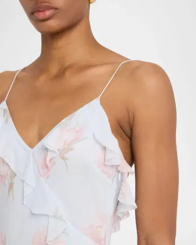 LoveShackFancy Rialto Asymmetric Ruffle Maxi Dress | Thumbnail 5 LoveShackFancy Rialto Asymmetric Ruffle Maxi Dress | Thumbnail 5
