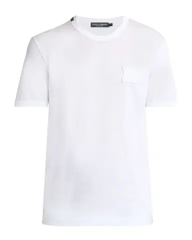 Dolce & Gabbana Men's Cotton DG-Patch Crewneck T-Shirt | Thumbnail 1 Dolce & Gabbana Men's Cotton DG-Patch Crewneck T-Shirt | Thumbnail 1